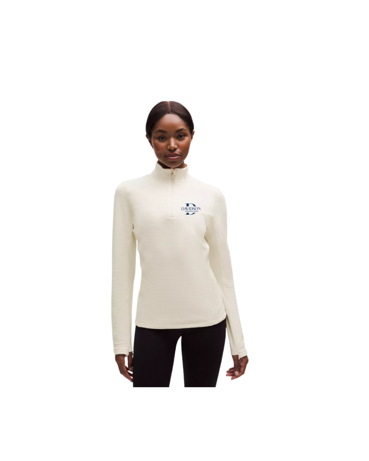 Lululemon Waffle-Knit Half-Zip Long-Sleeve Shirt