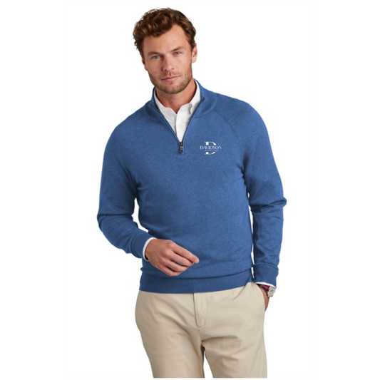 Brooks Brothers® Cotton Stretch 1/4-Zip Sweater