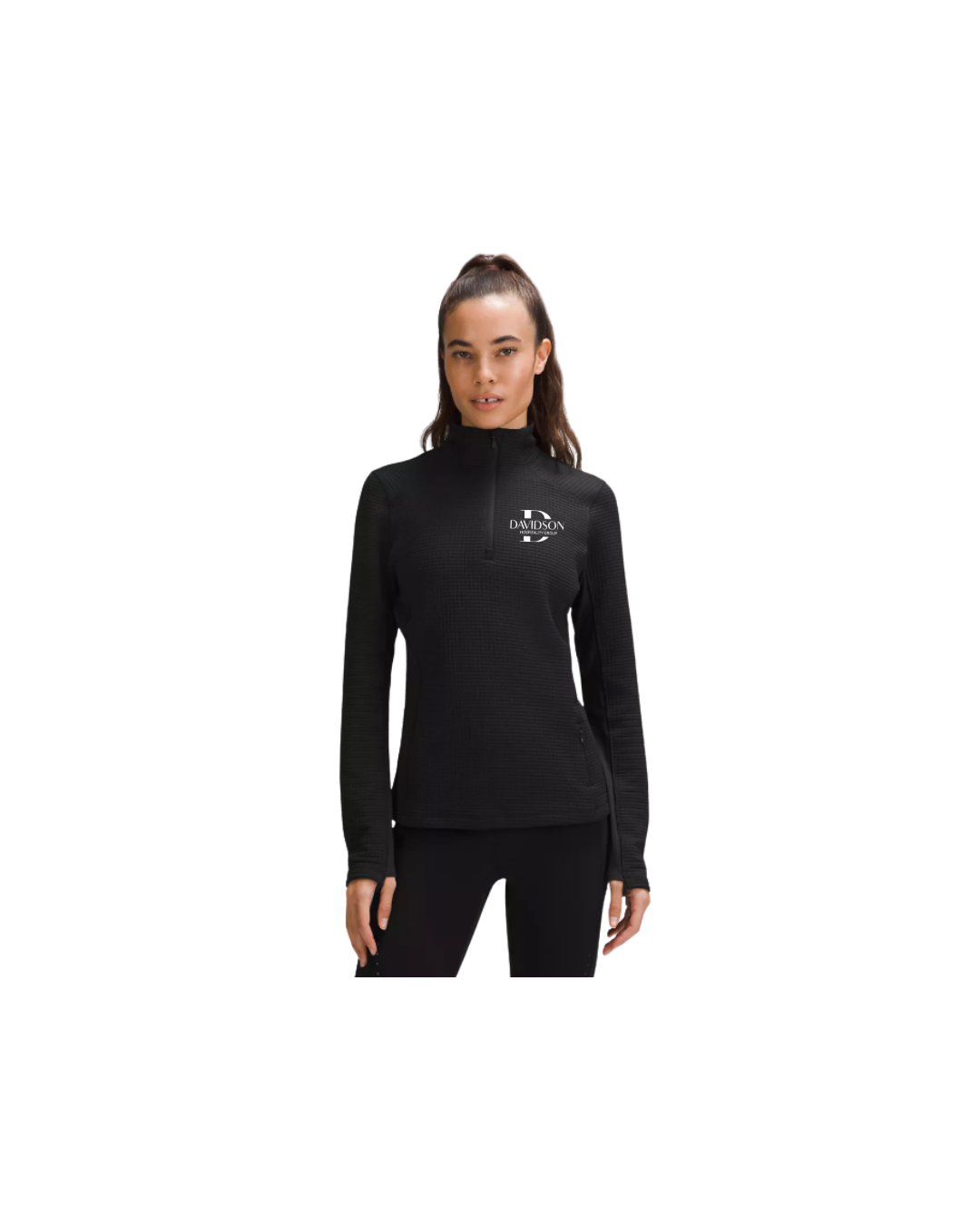 Lululemon Waffle-Knit Half-Zip Long-Sleeve Shirt